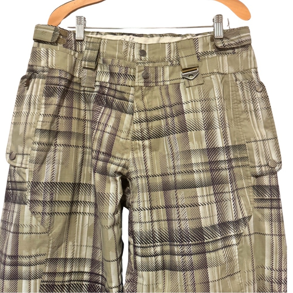 Oakley Women’s Checked Out Plaid Snowboard Pants Thinsulate Insulated Y2K- Lrg - Picture 4 of 5